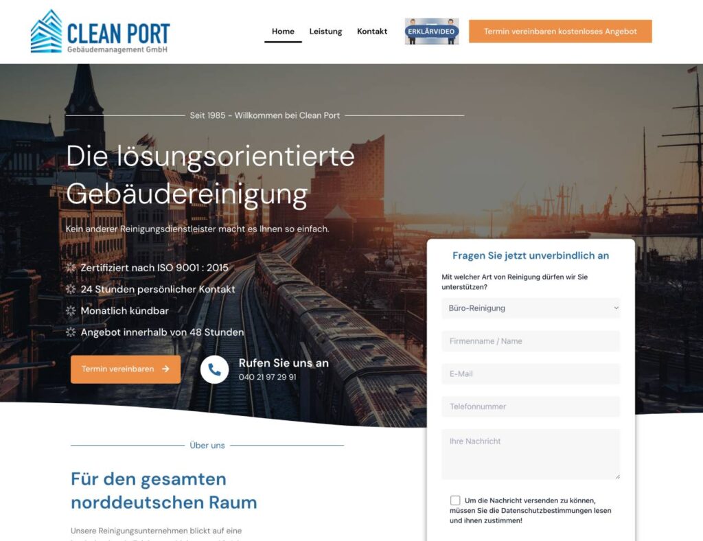 claen-port